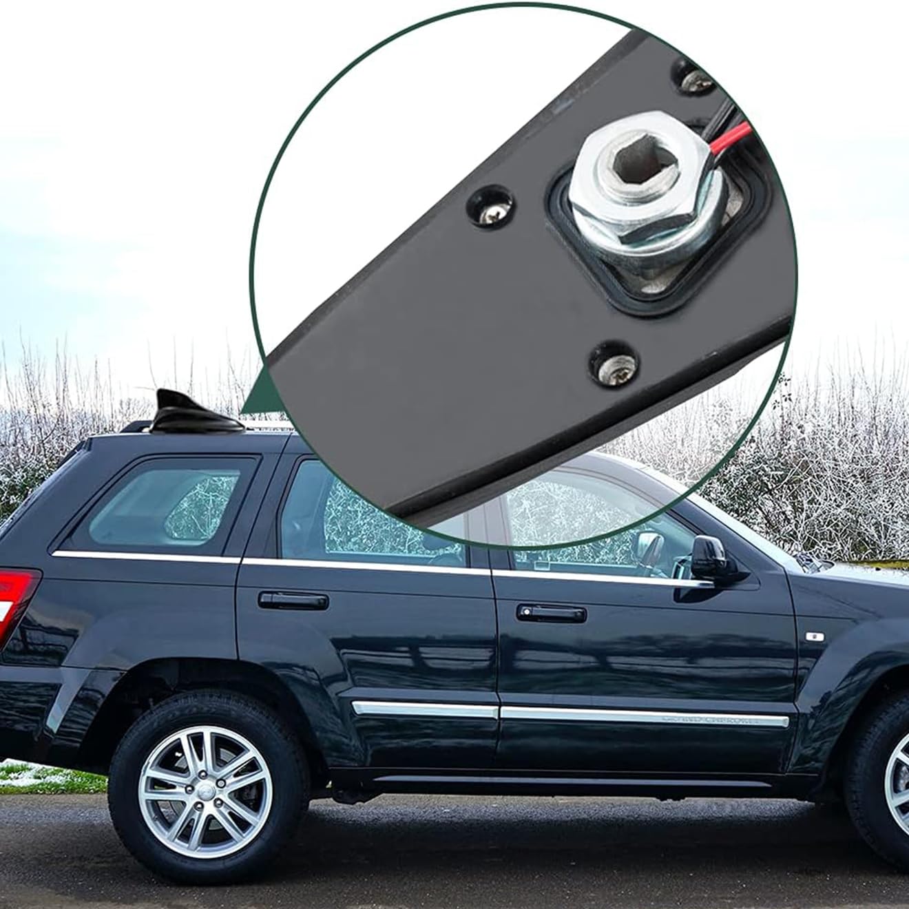Vecys Dab Dab + Voiture Antenne Requin Aileron FM/AM Antenne Radio Signal Amplificateur SMB vers DIN Connecteur Câble 5M RG174 pour Voiture