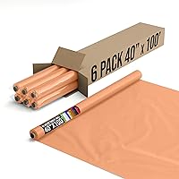 Vista 30 de Rollo de plástico para cubierta de mesa para banquetes, Marrón