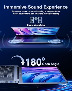 AOC Laptop Computer 16GB RAM 512GB SSD Work Laptops 15.6 Inch FHD Screen Premium Laptop (Up to 3.6GHz) Windows 11 Laptop Computer, Light&Thin, Metal Shell, Webcam, Type-C, USB3.2