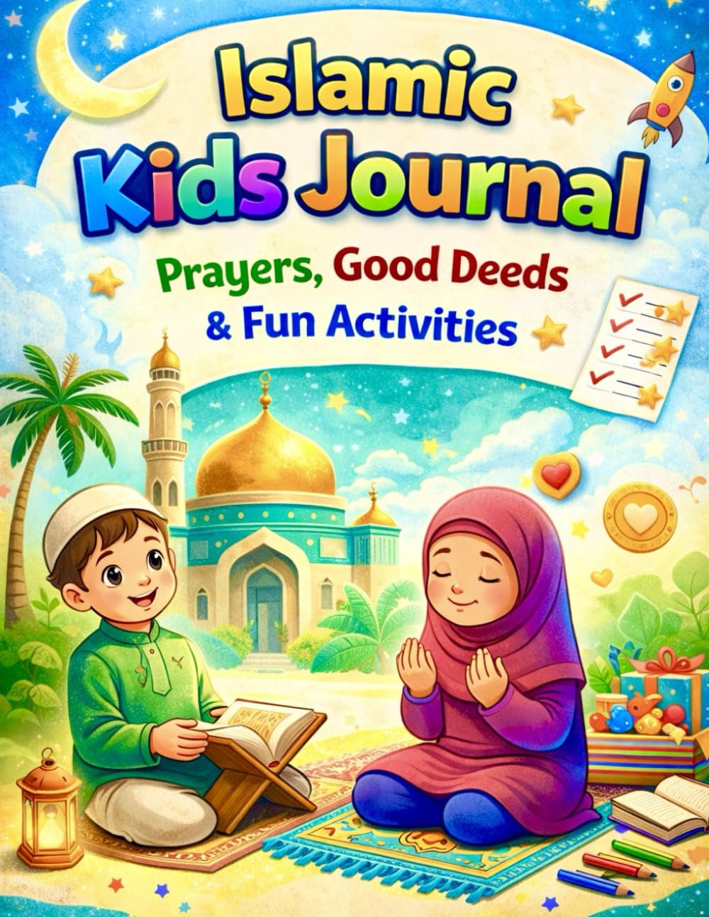 Islamic Kids Journal: Prayers, Good Deeds & Fun Activities