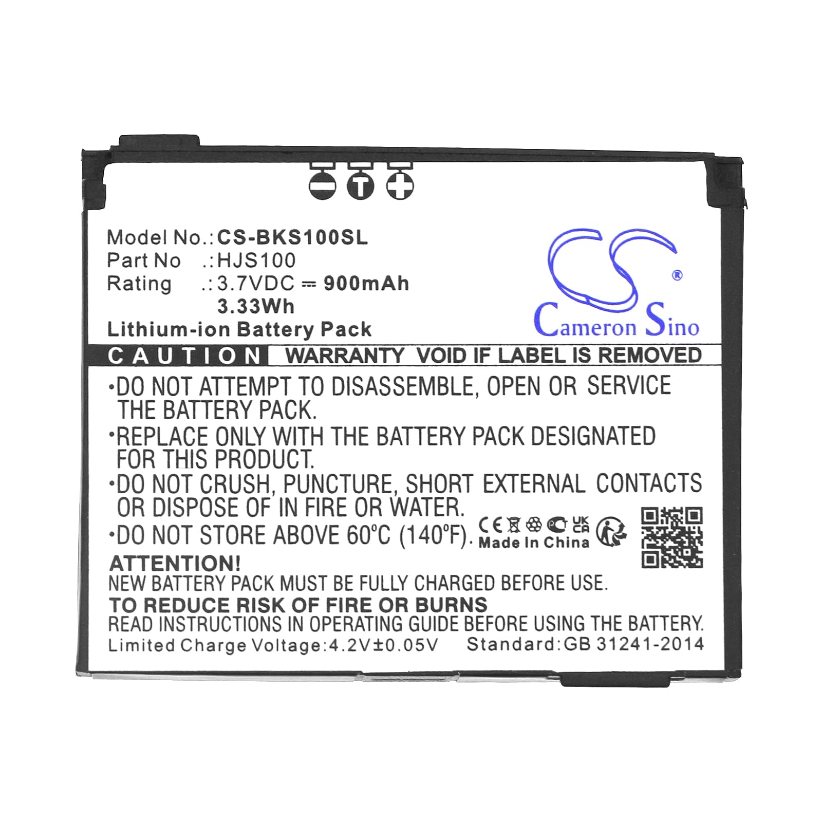900mAh HJS100 Replacement Battery for Becker HJS 100 / HJS-100 / Map Pilot