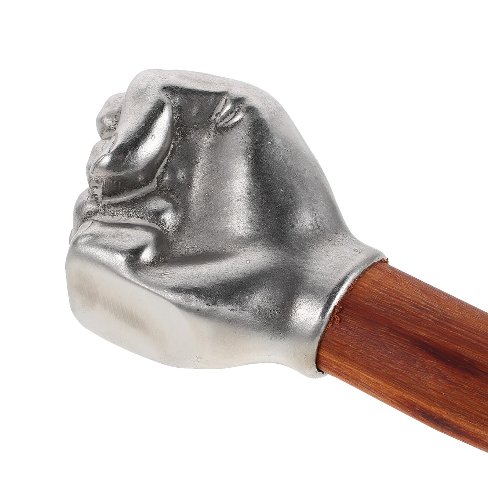 Martillo de Puño de Acero Inoxidable, Herramienta de Alta Resistencia | Plata, Forma de Puño, Uso Doméstico y Jardinería, Diseño Creativo Decorativo, Pieza Multifunción