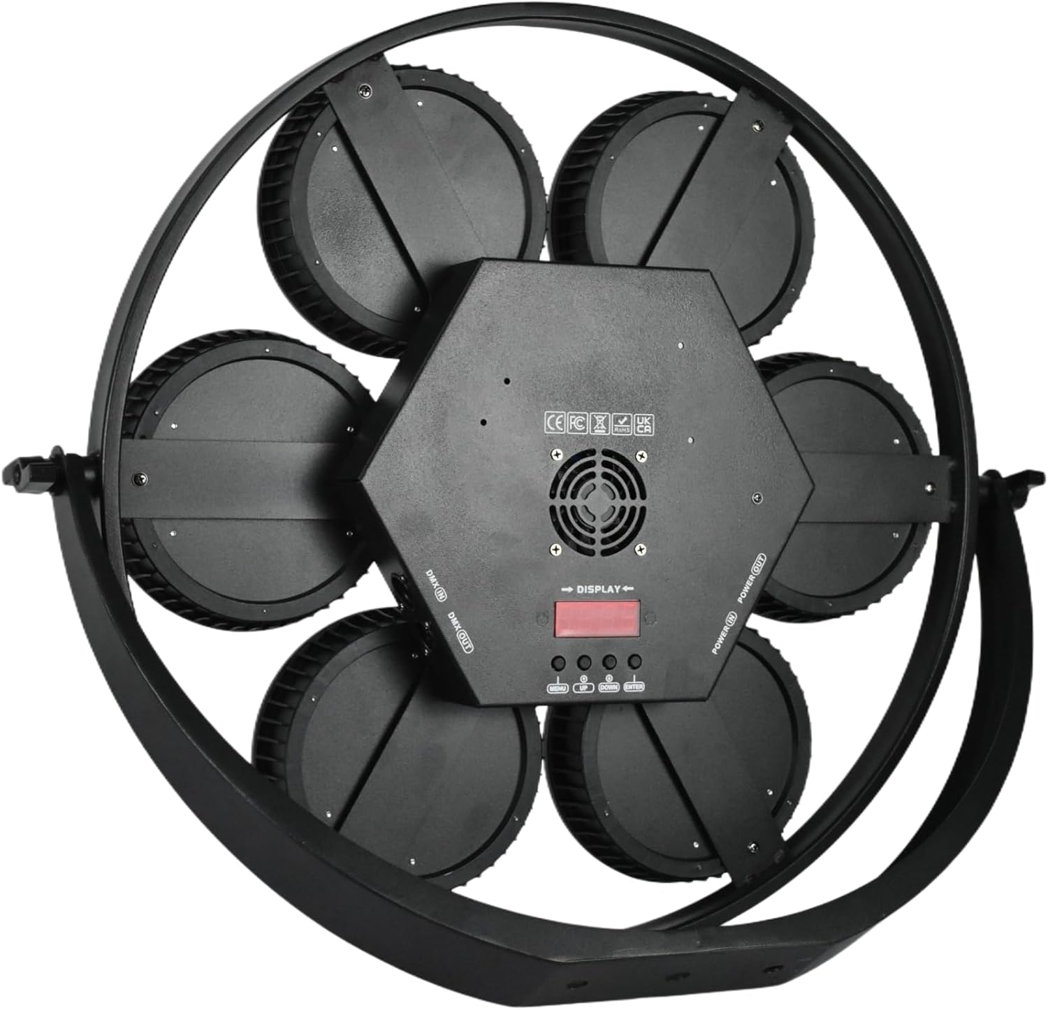 Professional Stage Light, 280w (7x40w) COB LED Lights with RGB Effects, 280W DMX512 Control, Black