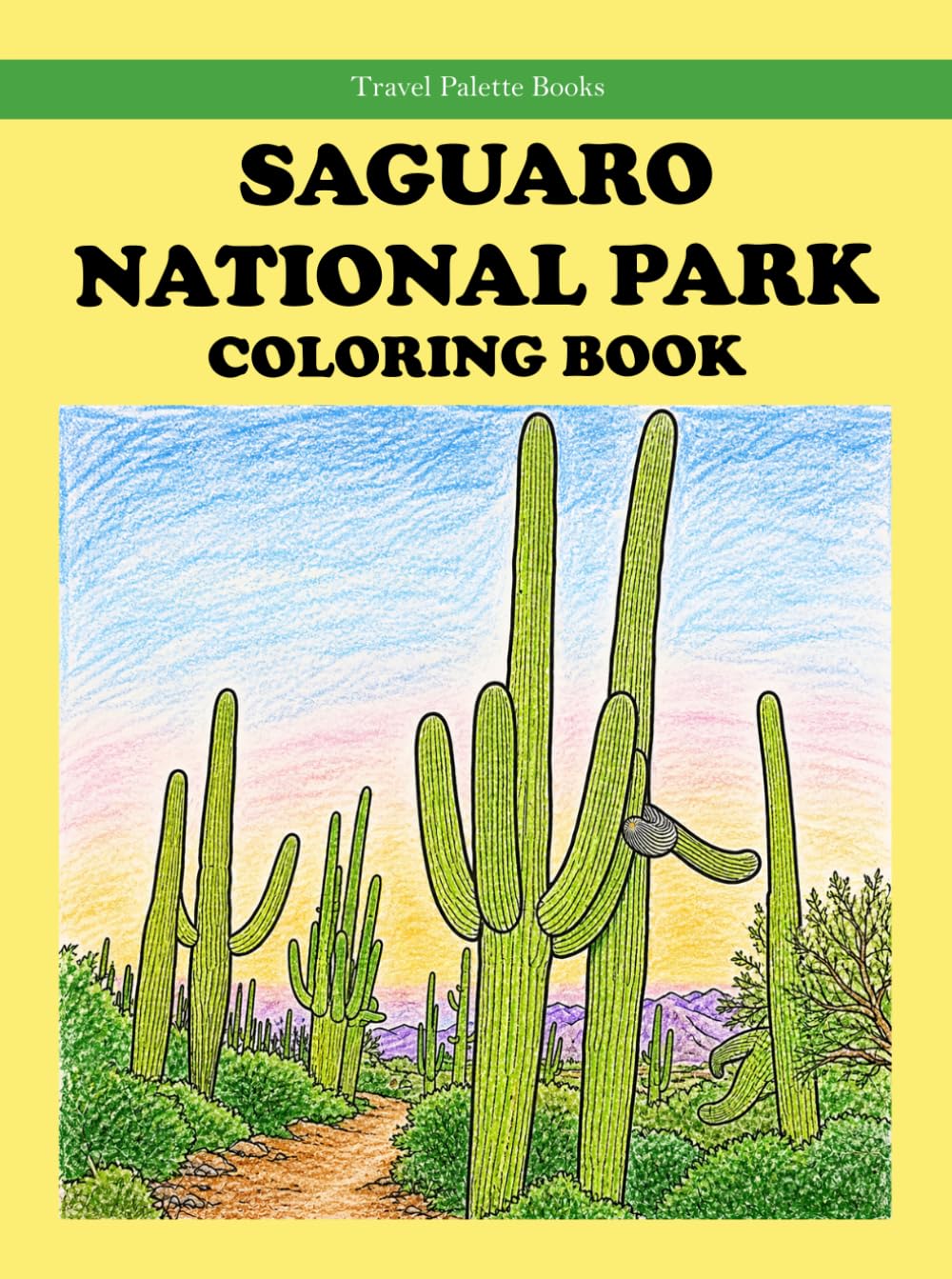 Saguaro National Park Coloring Book (Travel Palette Coloring Books)