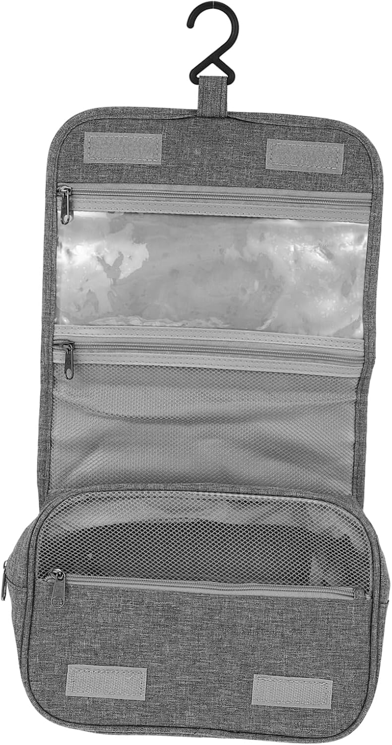 VICASKY Travel Toiletry Bag Polyester Hanging Organizer for Men Women