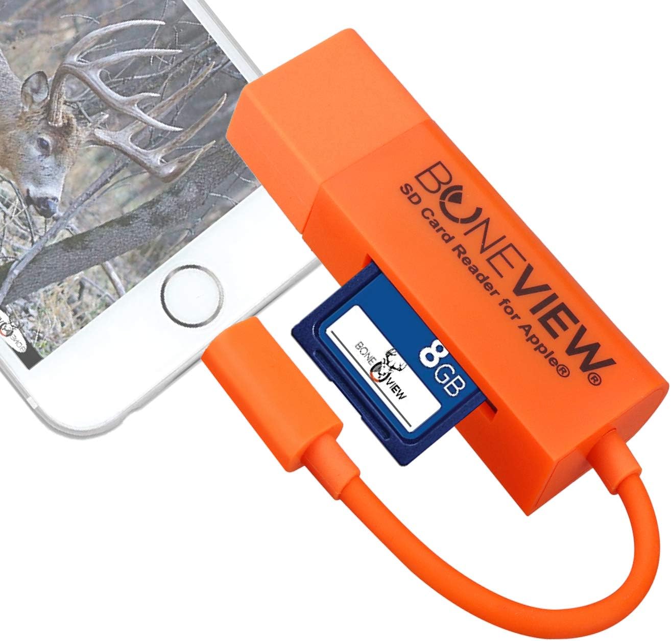 Trail Camera Viewer for iPhone, Corded SD Memory Card Reader Plays Video & Photo on All Latest Apple iOS iPad and iPhone Models : Electronics