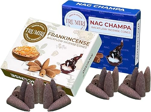 Vista 230 de Paquete combinado de conos de incienso de reflujo – 10 opio + 10 conos de incienso perfumados de cannabis