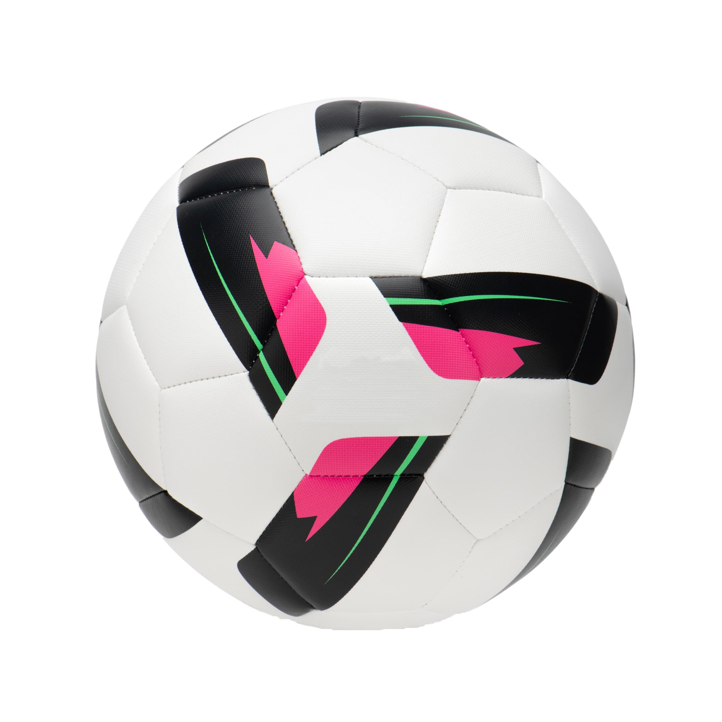 Loose Size 5 Machine-Stitched Football Training Ball - White-image-25