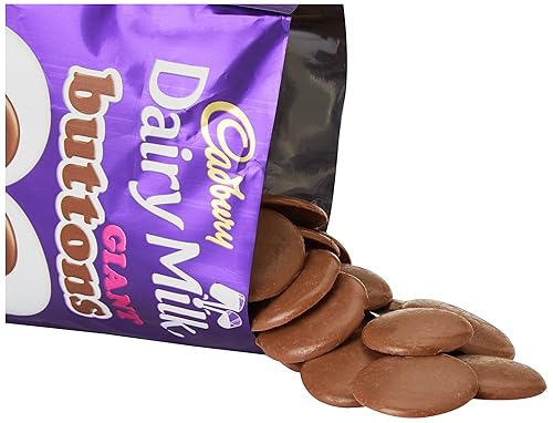 Miniatura 2 de Cadbury Bolsa de botones de chocolate gigante de leche láctea, 3.00 oz, perfecta para compartir con amigos y familiares, paquete de 10