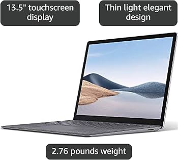 Amazon.com: Microsoft Surface Laptop 4 13.5” Touch-Screen – Intel Amazon.com: Microsoft Surface Laptop 4 13.5” Touch-Screen – Intel