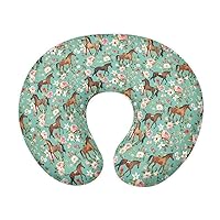 Vista 16 de Linda funda de almohada de lactancia con forma de U para bebés y niñas, fundas de lactancia suaves para almohadas de lactancia materna, se adapta a