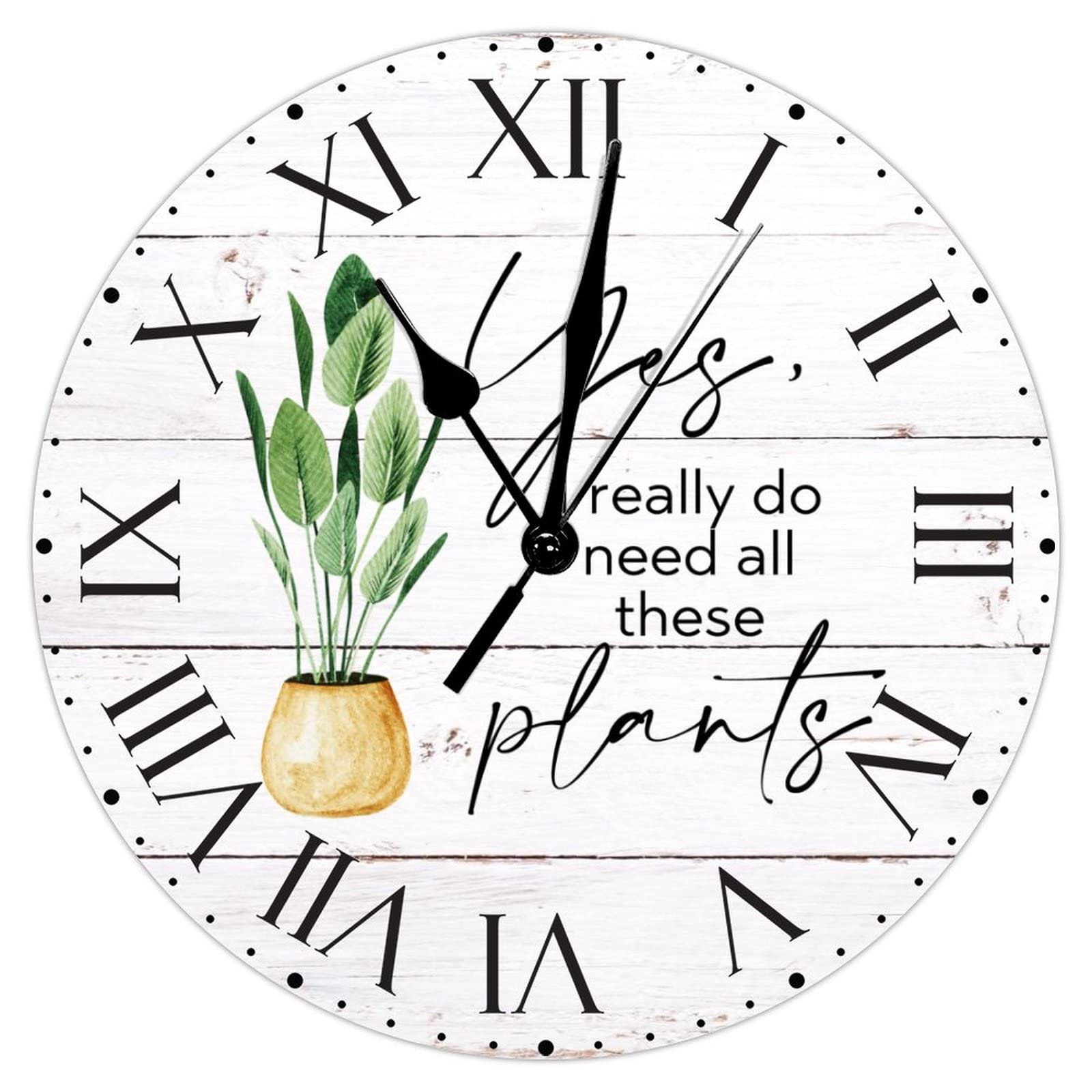 Horloge murale silencieuse sans tic-tac pour une concentration totale au bureau