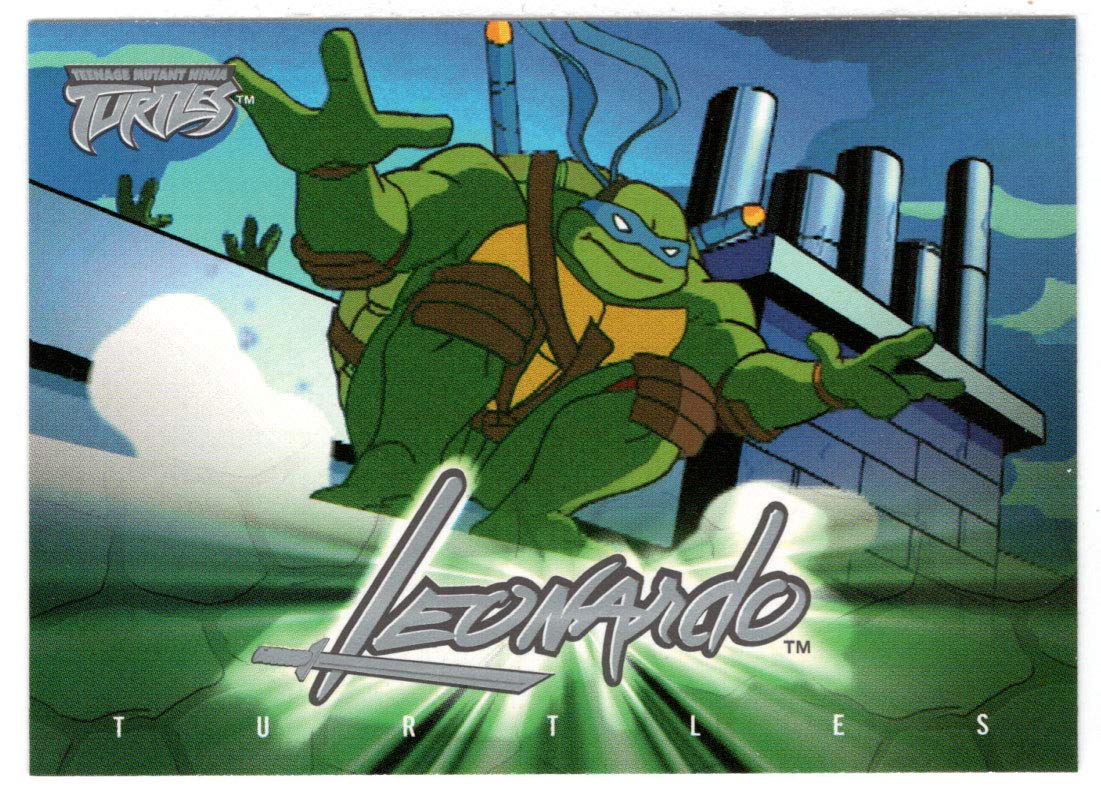 Leonardo Logo Card - Teenage Mutant Ninja Turtles (Trading Card