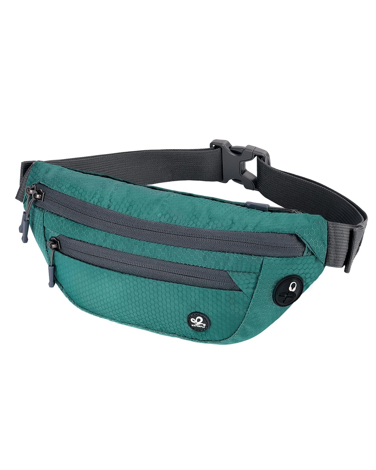 WATERFLY Bauchtasche Gürteltasche Sport Klein: Sportlich Unisex Hüfttasche Stylisch Leicht Hipbag für Outdoor Reise Wandern Travel Herren Damen