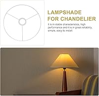 Vista 4 de Beaupretty Anillo cuadrado para lámpara E27, anillo de tambor para bricolaje, marco de lámpara, soporte de sombra, anillo de alambre de hierro