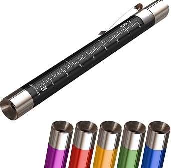 MDpocket Black - Pocket Penlight with Ruler