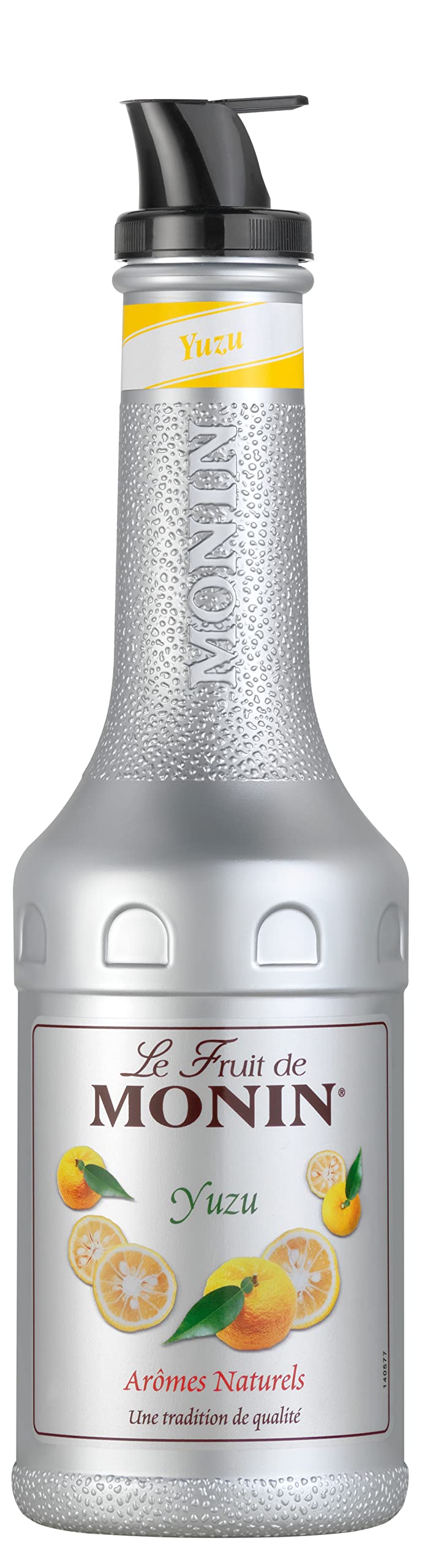MONIN Yuzu Fruit Mix Puree 1L for Cocktails, Smoothies and Mocktails. Vegan-Friendly, Allergen-Free, 100% Natural Flavours and Colourings. 2-in-1 Yuzu Puree and Sugar Syrup Hybrid