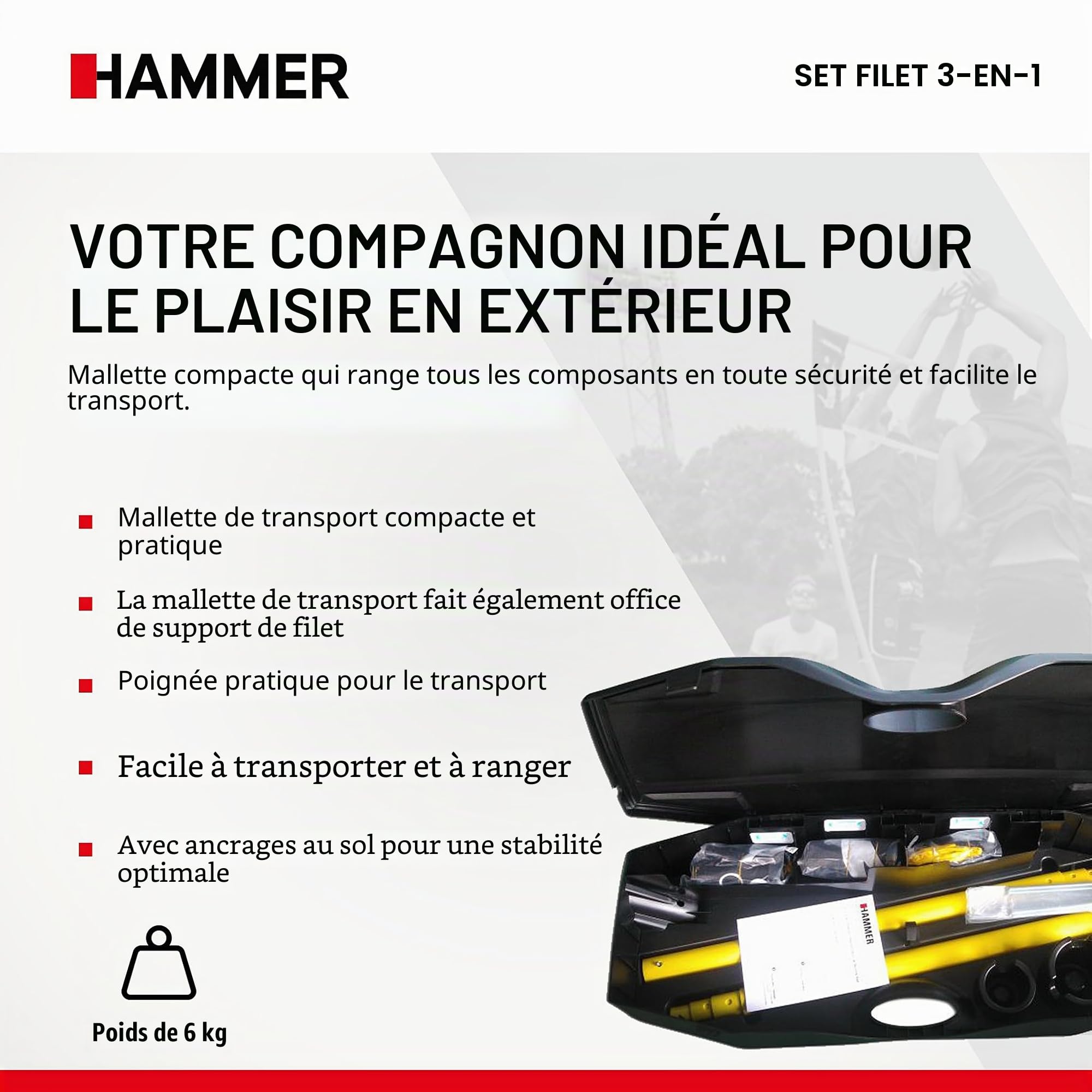 Hammer 2021 Coffret avec 3 Filets