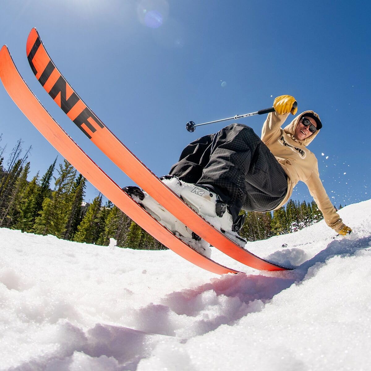 LINE Sci da neve da uomo Blend Carbon Durable Stable Lightweight Freestyle 2024