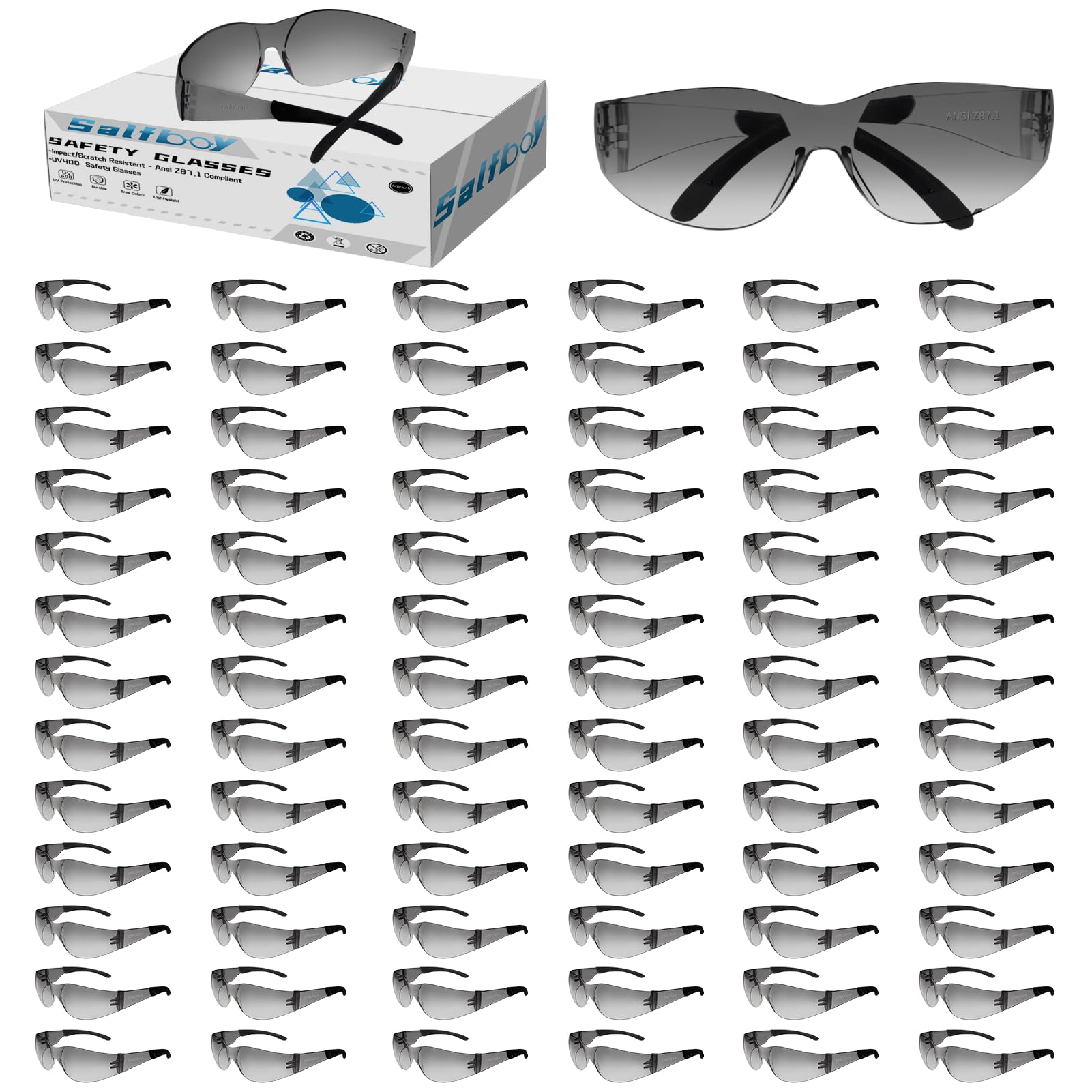 Salfboy Safety Glasses - Bulk ANSI Z87.1 -9 Salfboy Safety Glasses - Bulk ANSI Z87.1 -9