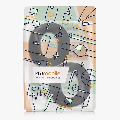 Miniatura 7 de kwmobile Almohadillas de repuesto compatibles con Sony PS5 Pulse 3D (juego de 2) - Almohadillas de gel de enfriamiento - Negro