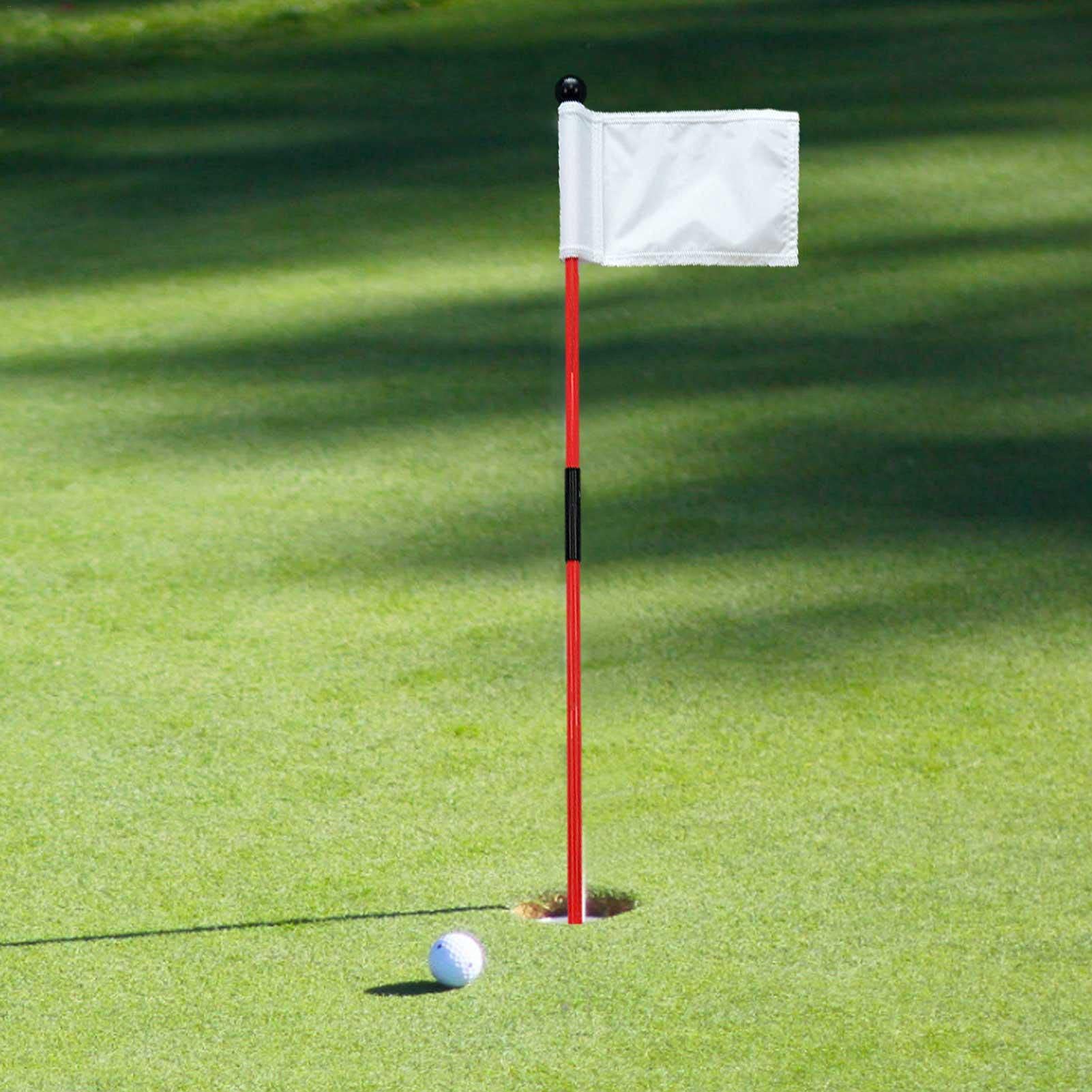Amazon | Rebornsun ゴルフホールカップポール旗 ゴルフグリーン