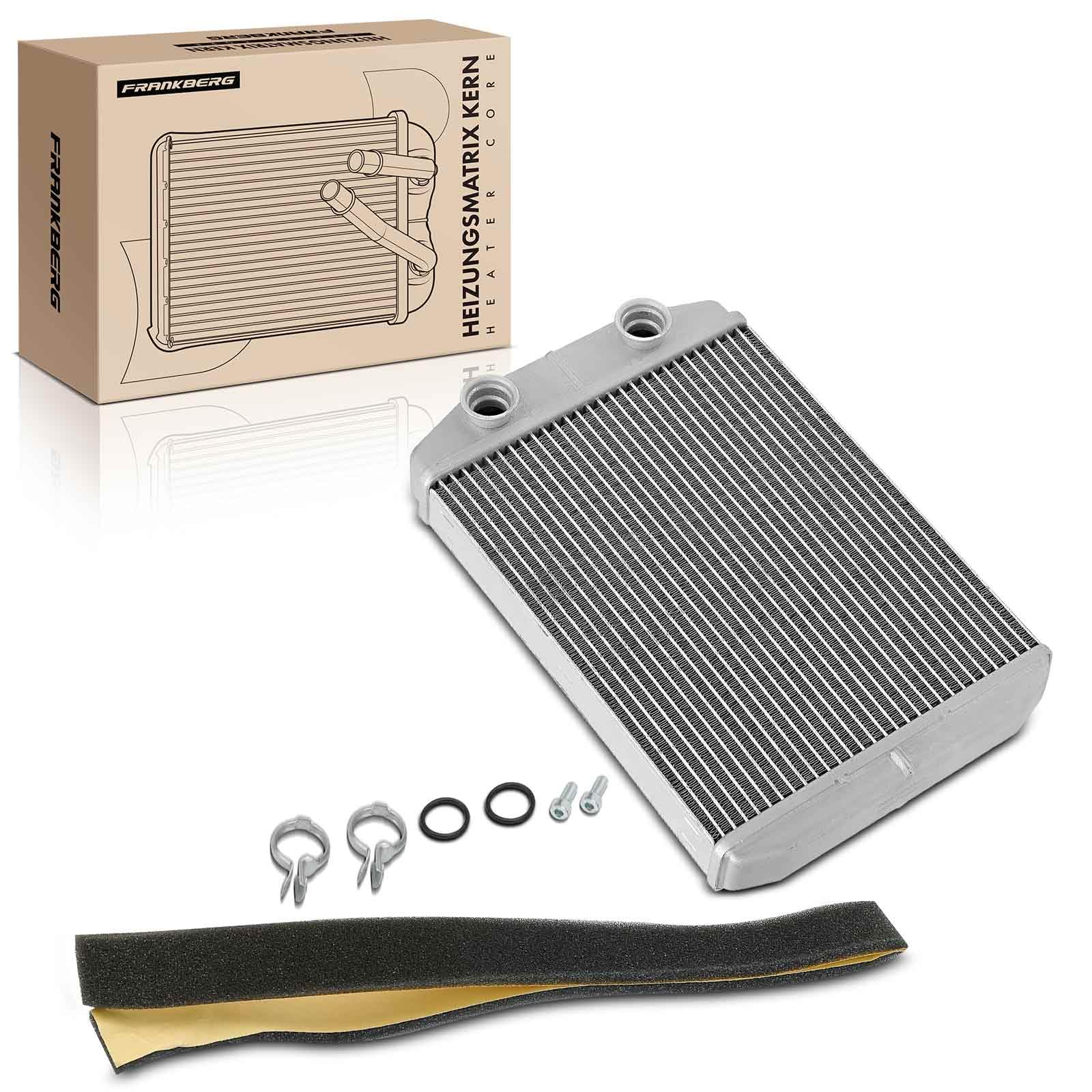 Frankberg Scambiatore di calore Riscaldamento interno Compatibile con 500 312 1.2L 500 312 0.9L 500 312 1.4L Van 312 519 1.2L Ypsilon 312 1.2L Replace# 71458
