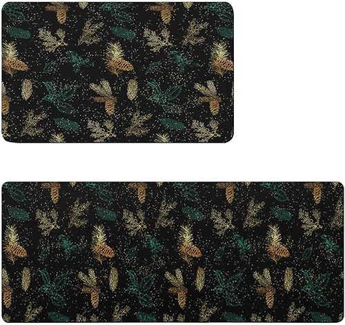 Tapete de baño con cono de pino dorado para bañera, antideslizante, de secado rápido y absorbente, tierra de diatomeas, fregadero de ducha para