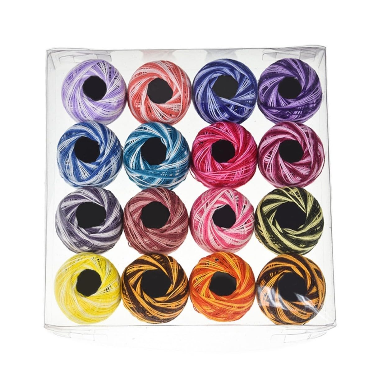 SHINEOFI 3piezas Hilo De Bordar Multicolor Para Manualidades De Hilo De Costura Para Proyectos De Bordado y Tonos
