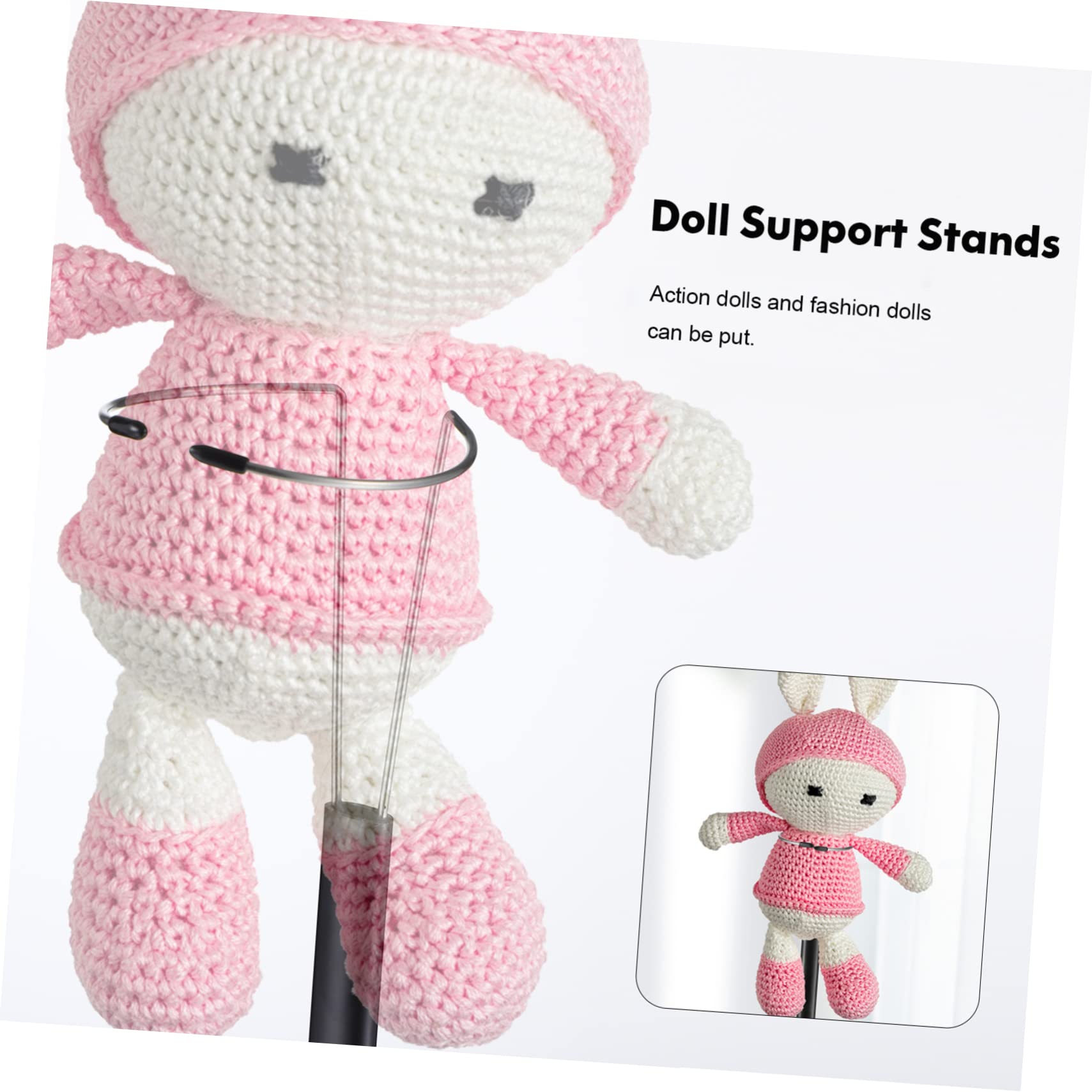 6 Supports De Poupée Portable 10.00Cm Présentoirs De Rangement pour Figurines Supports De Stockage Pratiques pour Atelier Maison Bureau