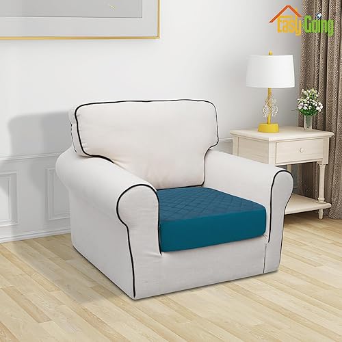 Miniatura 9 de Easy-Going Funda de cojín impermeable para silla, antideslizante, a prueba de fugas, acolchada y elástica, protector de muebles para perros,