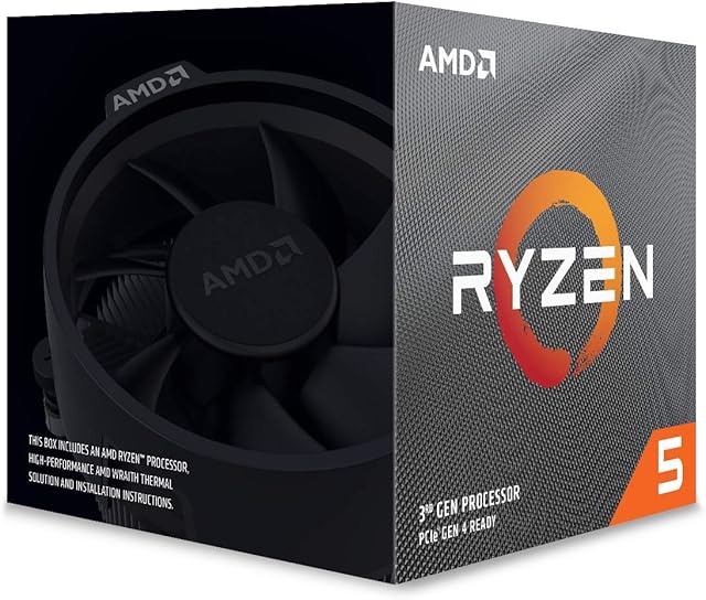 AMD Ryzen 5 3600X Processor (6C/12T, 35 MB Cache, 4.4 GHz Max Boost)