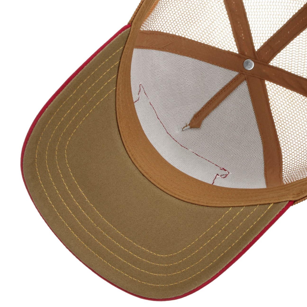Stetson Cappellino Trucker Heritage Rodeo Uomo - cap Berretto Baseball Mesh Snapback, con Visiera, Fodera, Fodera Estate/Inverno Primavera Estate Autunno Inverno