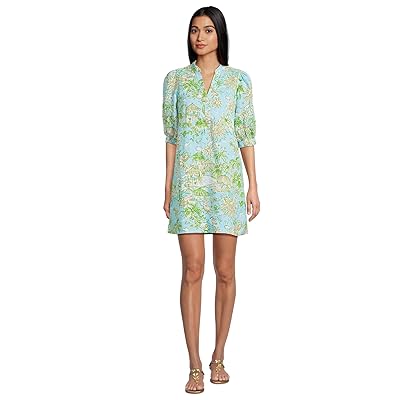 Lilly Pulitzer Mialeigh Elbow Sleeve Linen Women