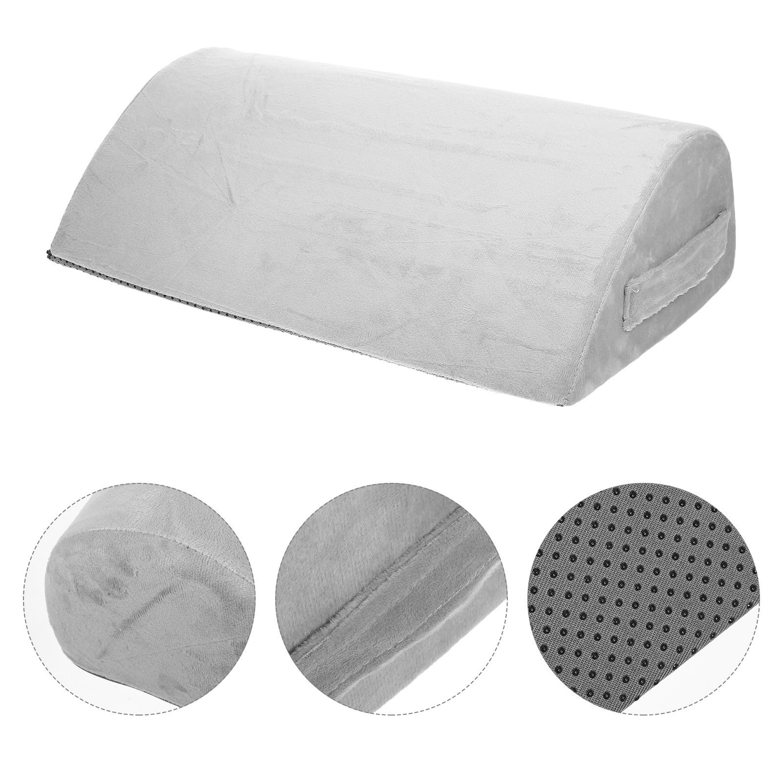 SHINEOFI Reposapiés Cómodo y Transpirable Ergonómico de Viscoelástica con Funda Lavable y Diseño Portátil Debajo del Escritorio para Oficina y Gaming