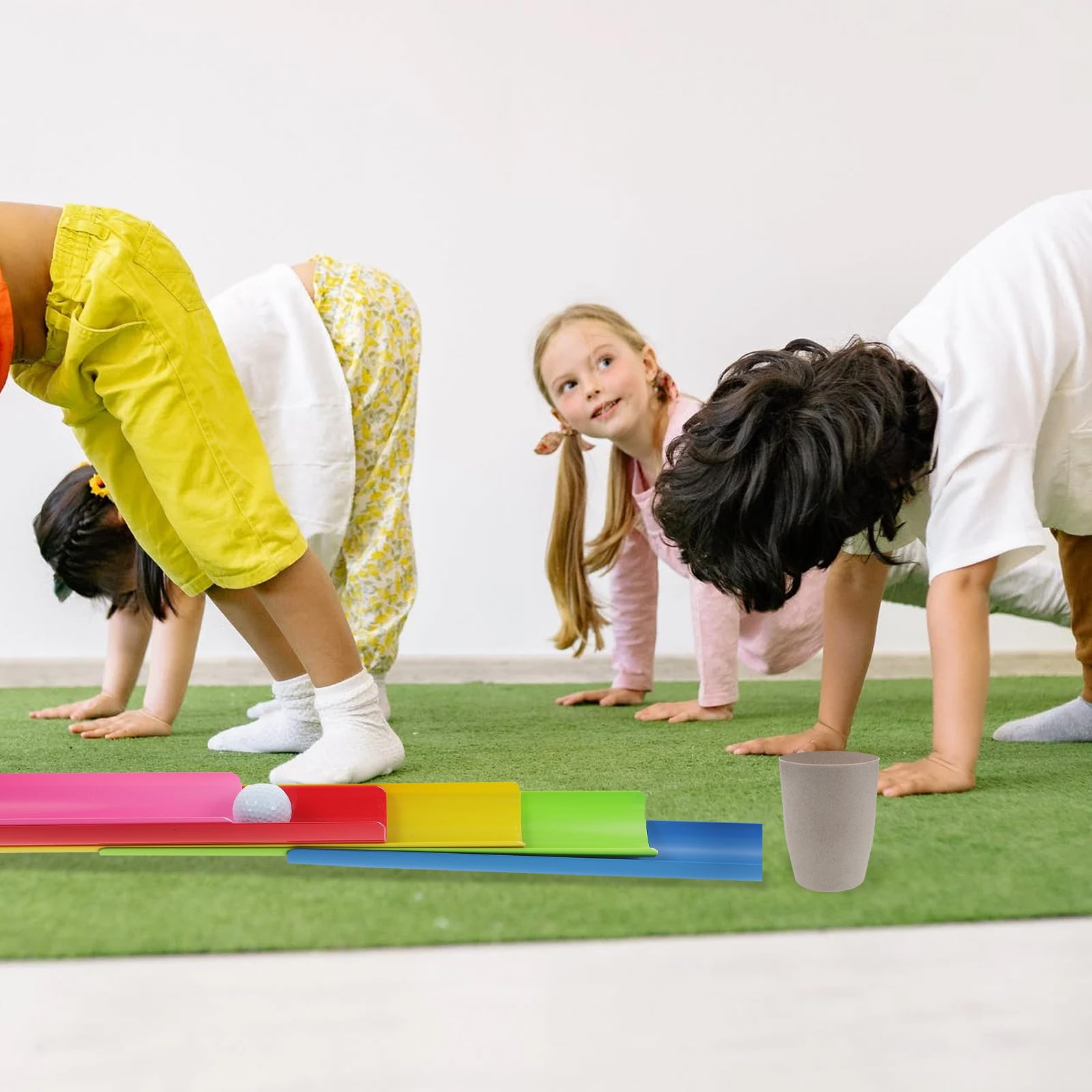 Jeu Éducatif Extérieur en Plastique de U pour Garçon et Filles, Favorisant Les Relations et Sécurisé Activités en Maternelle et Vacances Plusieurs Styles