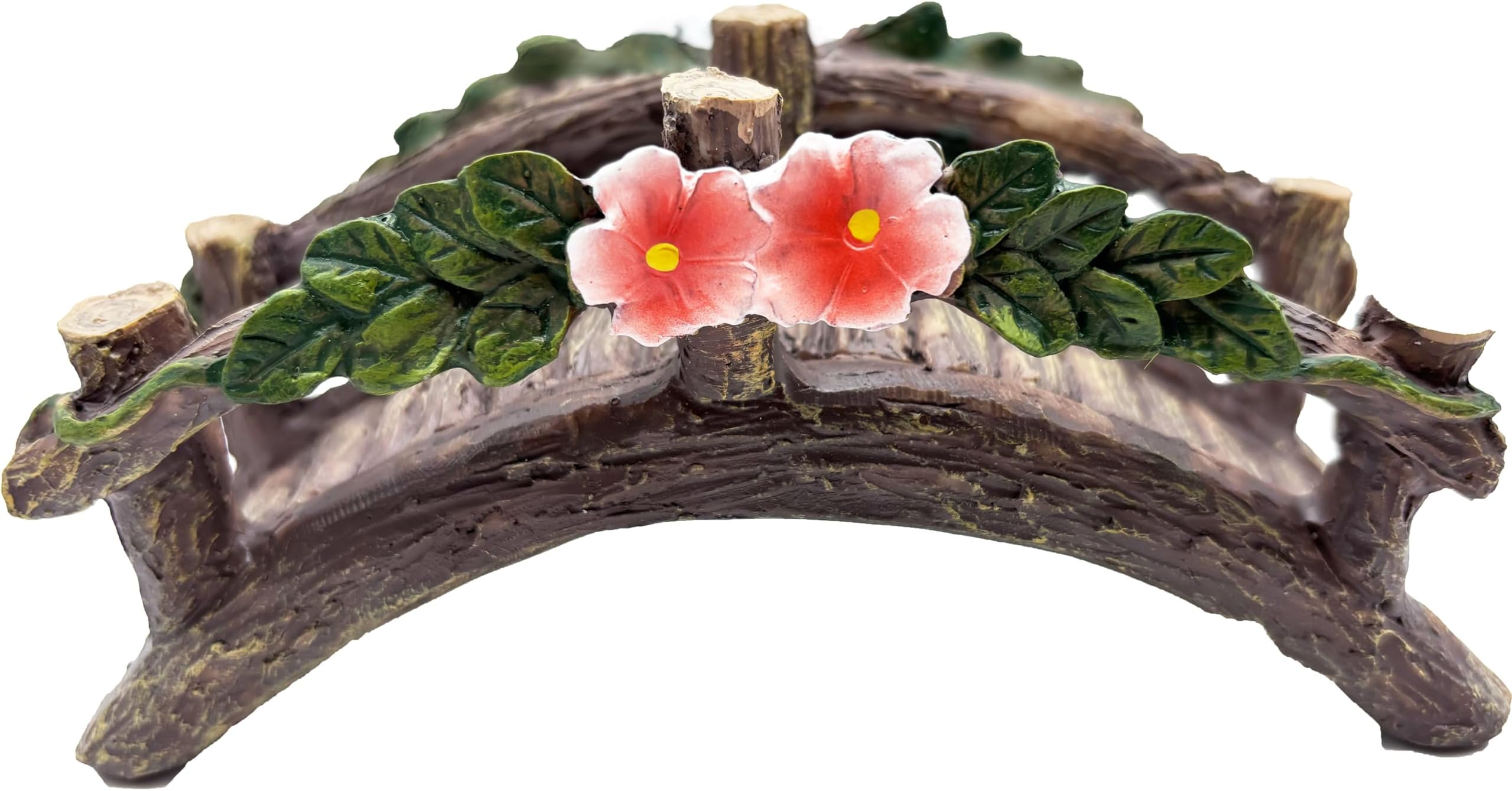MUAMAX Fairy Garden Bridge Mini Bridge for Fairy Garden Resin Miniature Arched Artificial Bridge Micro Landscape Garden Bridge for Dollhouse Ornament