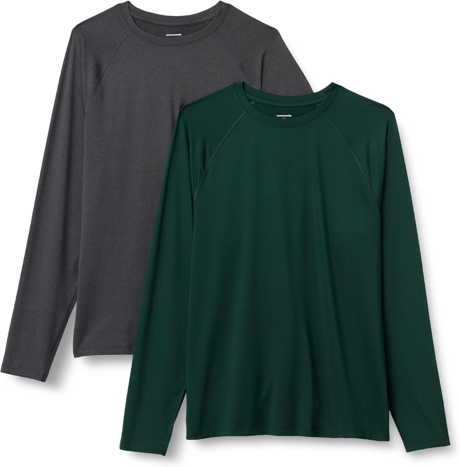 Amazon Essentials Men's Active Quick Dry Tech Stretch Lightweight Long-Sleeve T-Shirt (Available in Big&Tall)