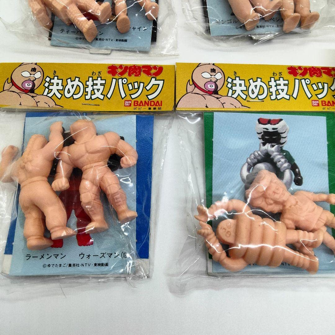 キン肉マンデカケシ　技ケシ8セット＋1体 Amazon.co.jp: バンダイ キン肉マン デカ消し 決め技パック 8点セット