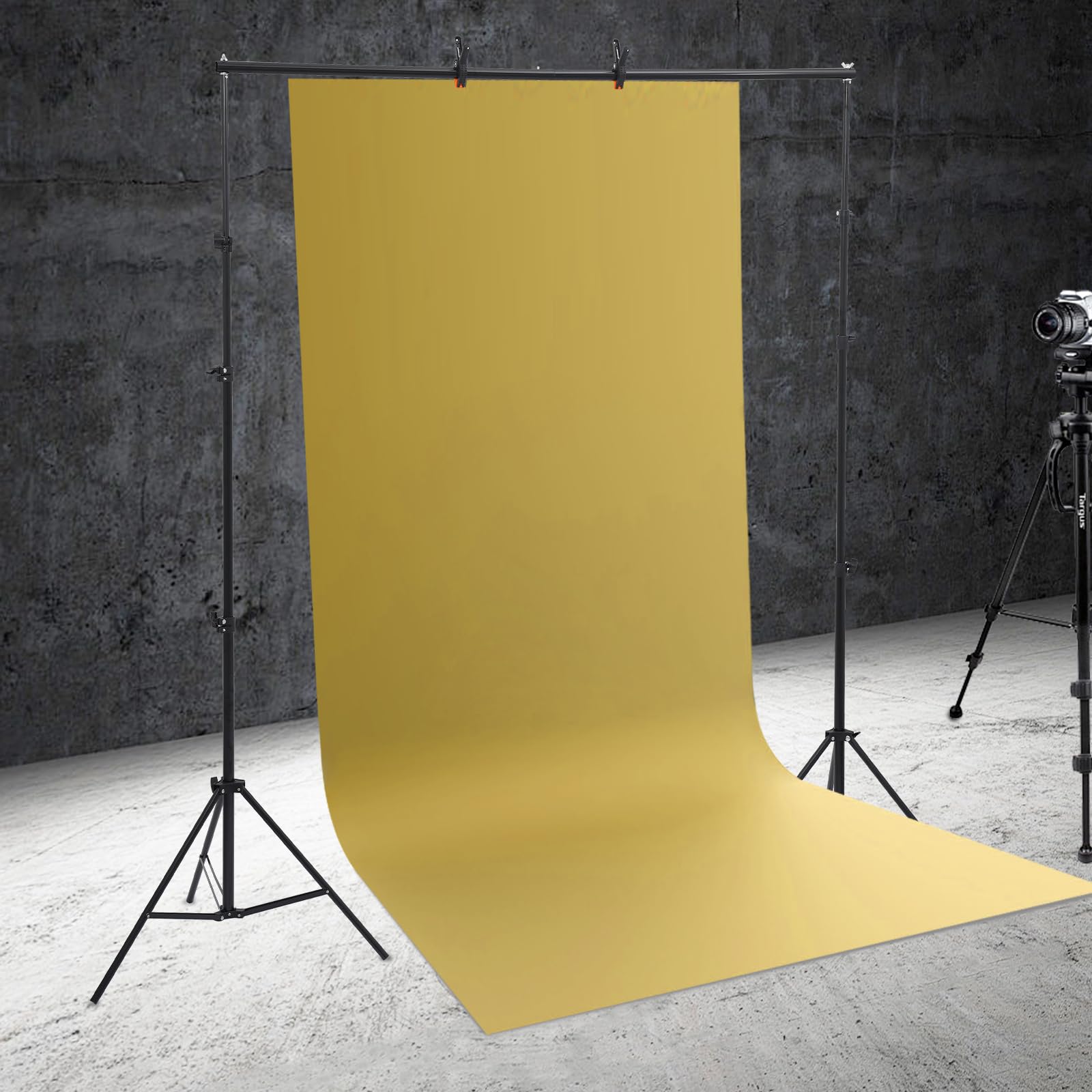 Supporto per sfondo fotografico, altezza 2,8 m, sistema di sfondo regolabile con 4 morsetti per fotografia