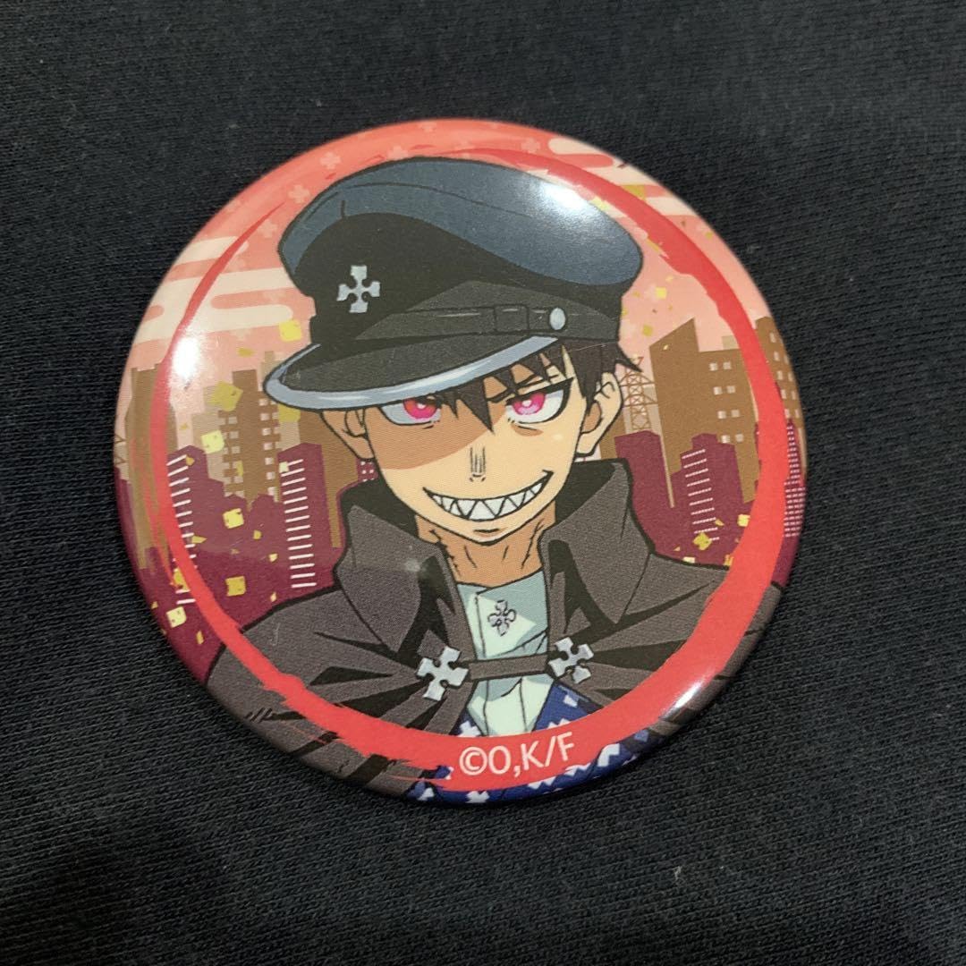 Amazon.co.jp: 森羅日下部 シンラ 炎炎ノ消防隊 炎炎 缶バッジ 梶原