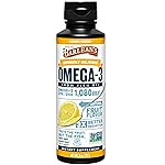 Barlean\'s Omega 3 Fish Oil Liquid Supplement for Men and Women, 1080mg of EPA and DHA Fatty Acid, Promotes Brain & Heart Health - Non-GMO, Lemon Crme, 8 oz