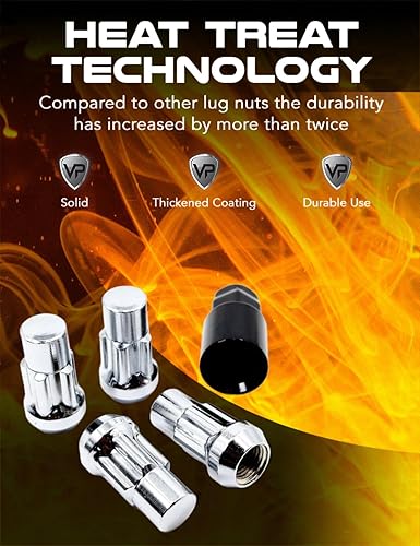 Miniatura 5 de Juego de 4 cerraduras de seguridad para ruedas Buick Cadillac Chevy Ford GMC Dodge Jeep, Nissan, RAM, Toyota, posventa, SUV, camión, 4 unidades