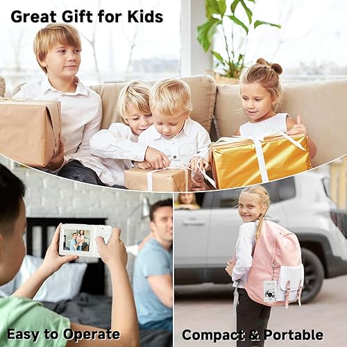 Miniatura 7 de Cámara digital, cámara compacta de 44 MP, cámaras digitales FHD 1080P para apuntar y disparar con zoom de 16X, detección facial, captura de