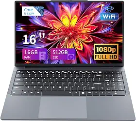 Laptop para jogos, laptop Core i5 de até 3,60 GHZ, laptops de 40 cm, 16 GB de RAM, 512 GB, SSD Wind 11 Pro, laptops tradicionais, tela FHD IPS, teclado retroiluminado, notebook, abertura de ângulo 180