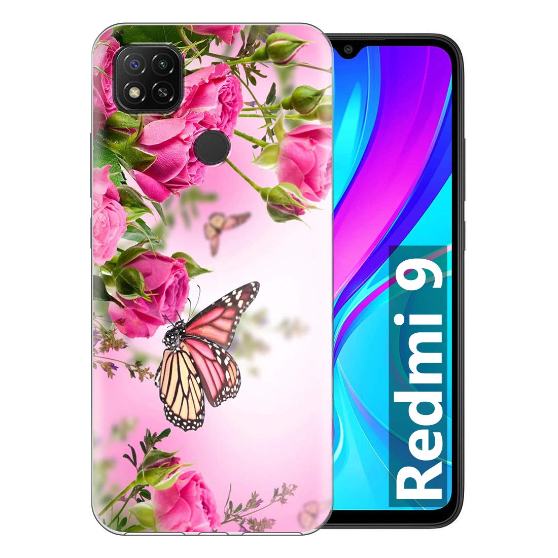 Fashionury Silicone Designer Printed Back Cover for Poco C31 / Mi Redmi 9 / Redmi 9 Activ for Girls and Boys (Multicolour) -P004 (B08KHHWZ2V) Amazon Price History, Amazon Price Tracker