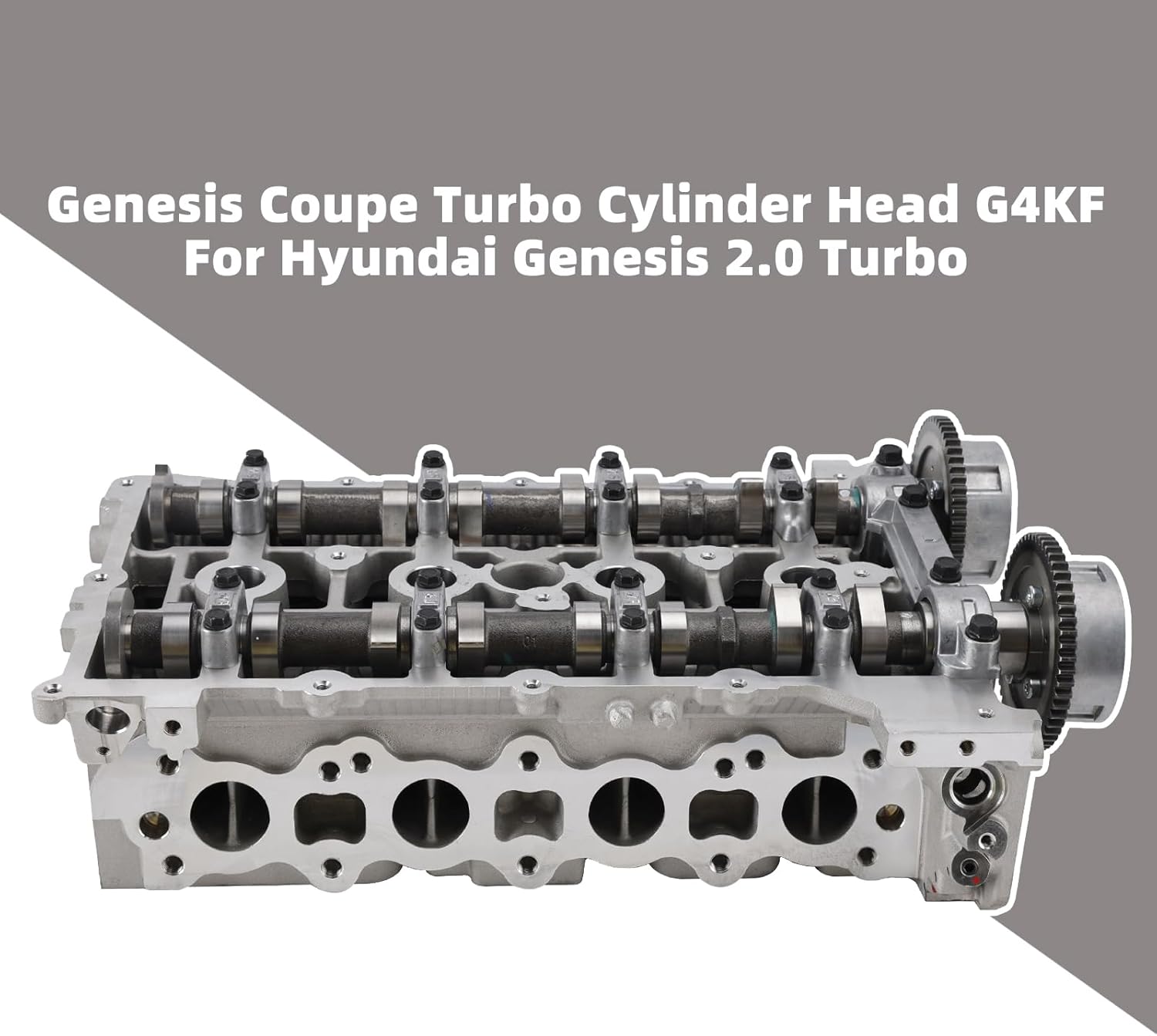 Areyourshop Genesis Coupe Turbo Cylinder Head G4KF for Hyundai Genesis 2.0 Turbo DOHC，G4KF
