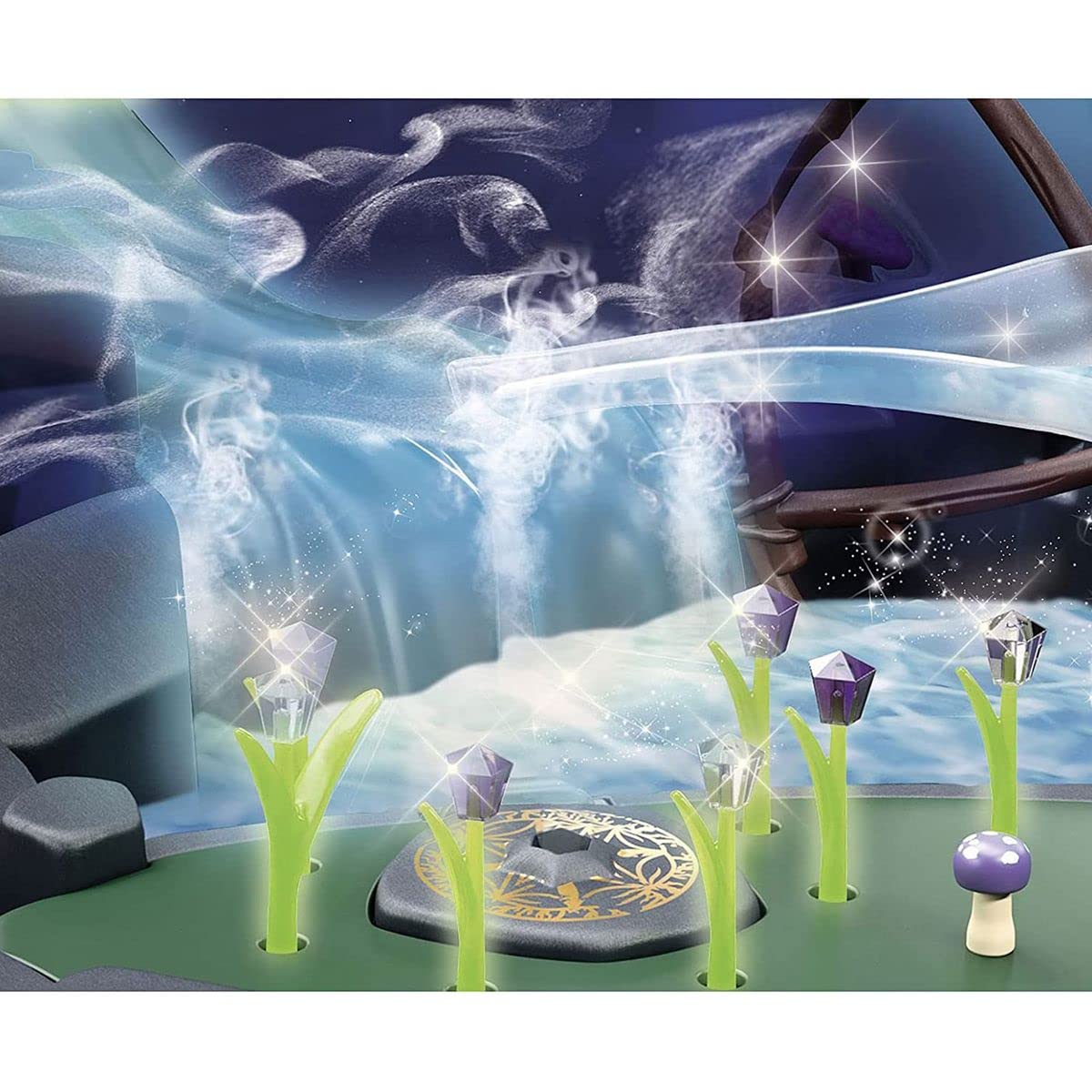 PLAYMOBIL Adventures of Ayuma 70800 Magische Energiequelle, Zum Bespielen mit Wasser, Mit Licht- und Nebelfunktion, Ab 7 Jahren
