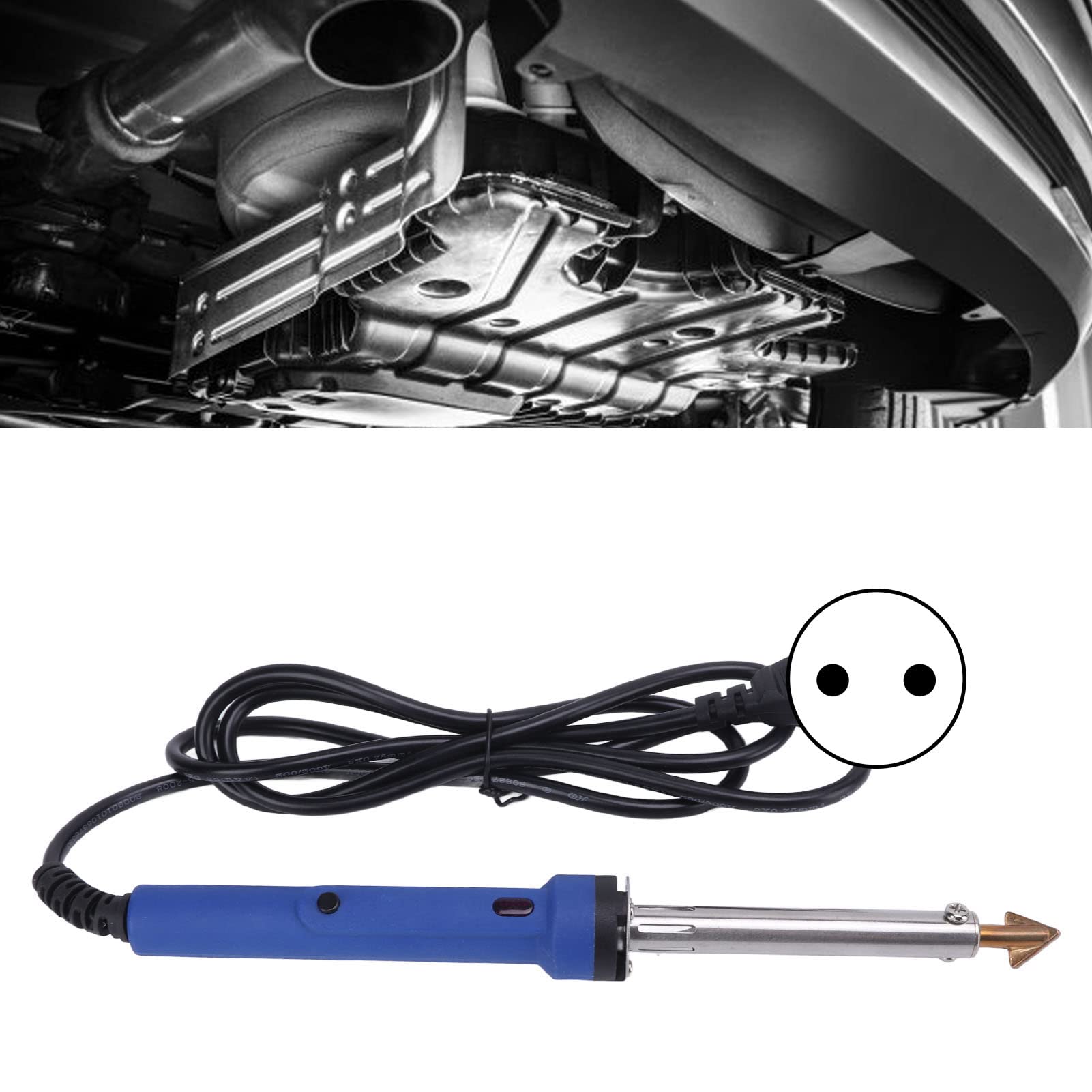 Kit de reparación de soldadura de plástico Soldador portátil de calefacción rápida para el parachoques de automóviles canoa de kayak