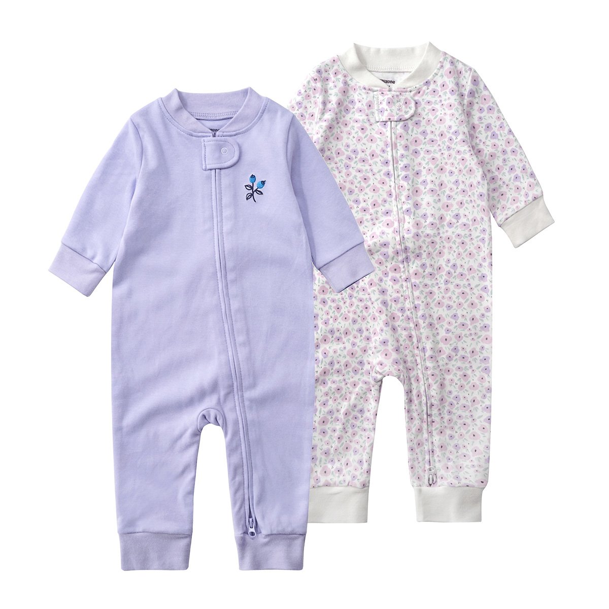 Boys Pajamas Teach Leanbh 2-Pack Baby Rompers 100% Cotton